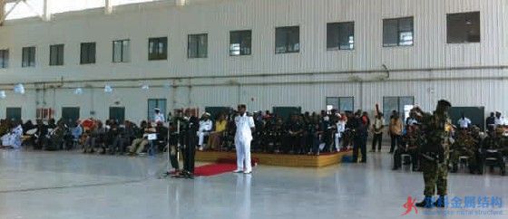 多維鋼構(gòu):加納國防部空軍機(jī)庫項(xiàng)目勝利竣工